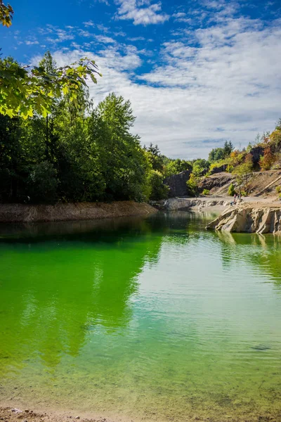 Güneşli Bir Sonbahar Gününde Harz Dağlarda Nceleme — Stok fotoğraf