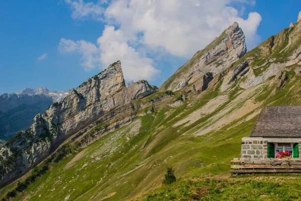 Spacer Regionie Piękne Góry Appenzell — Zdjęcie stockowe