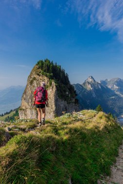 güzel Appenzell dağ bölgesi boyunca keşif turu