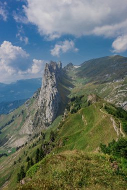 güzel Appenzell dağ bölgesi boyunca keşif turu