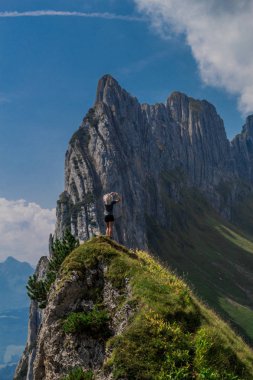 güzel Appenzell dağ bölgesi boyunca keşif turu