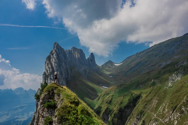 güzel Appenzell dağ bölgesi boyunca keşif turu
