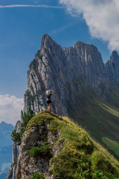 Recorrido Exploratorio Por Hermosa Región Montañosa Appenzell — Foto de Stock