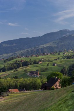 güzel Appenzell dağ bölgesi boyunca keşif turu