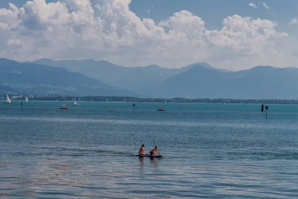 Dia Verão Lindau Constância Lago — Fotografia de Stock