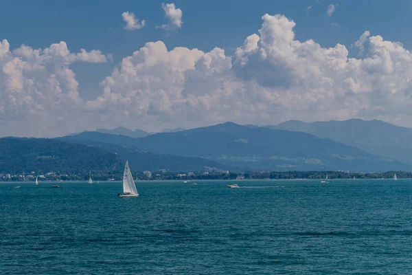 Konstanz Gölü Lindau Yaz Gün — Stok fotoğraf
