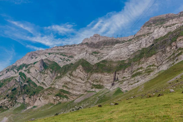 Розвідницького Тур Через Красивий Аппенцелль Гірський Регіон — стокове фото