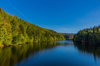 kale burgk saale-Valley çevresinde sonbahar günü