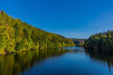 kale burgk saale-Valley çevresinde sonbahar günü
