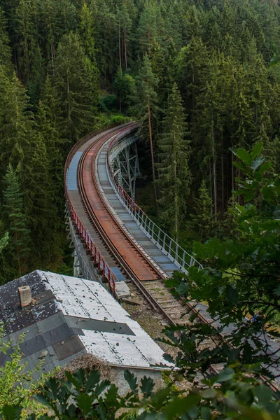 Den Gamla Järnväg Fodrar Dalen Saale — Stockfoto