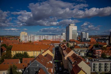 güzel Erfurt eski şehrin keyfini çıkarın 