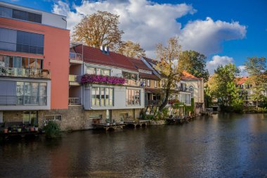 güzel Erfurt eski şehrin keyfini çıkarın 