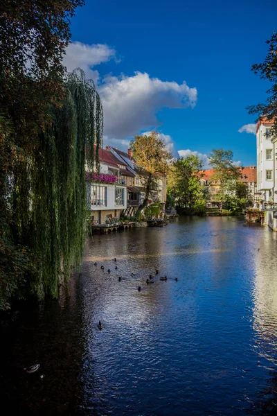 Užijte Staré Město Krásné Erfurt — Stock fotografie