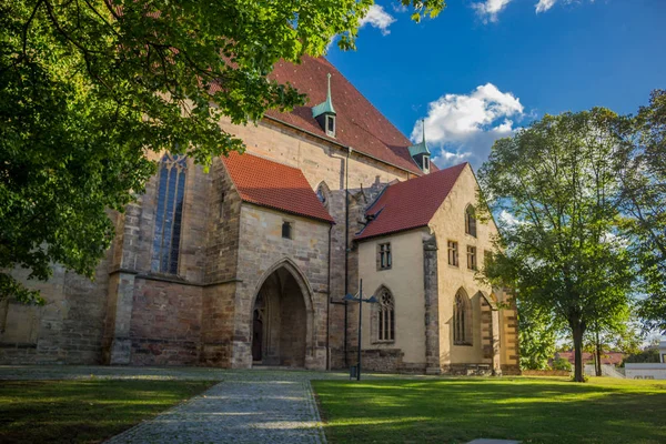 Güzel Erfurt Eski Şehrin Keyfini Çıkarın — Stok fotoğraf