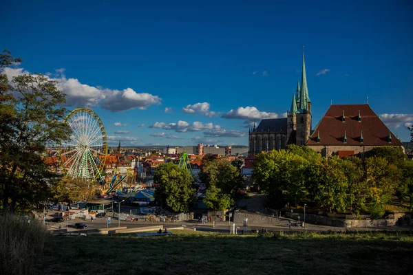 Genießen Sie Die Altstadt Des Schönen Erfurts — Stockfoto