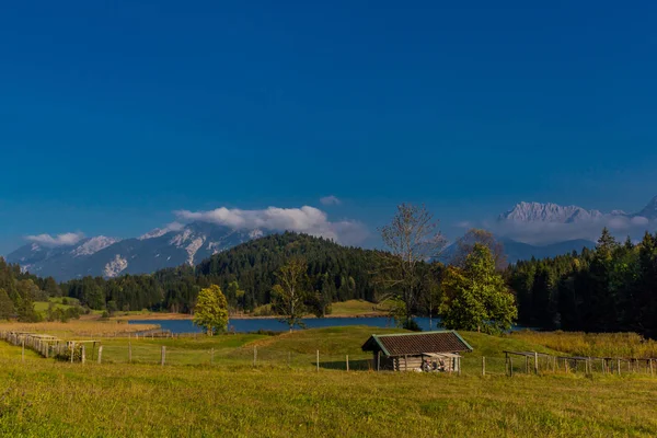 Zomer Gevoel Beierse Uitlopers Van Alpen — Stockfoto