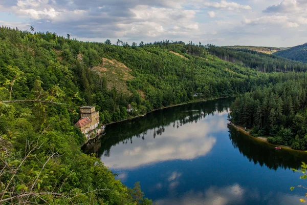 Evening Atmosphere Saale Valley Hohenwarte Dam — Stock Photo, Image