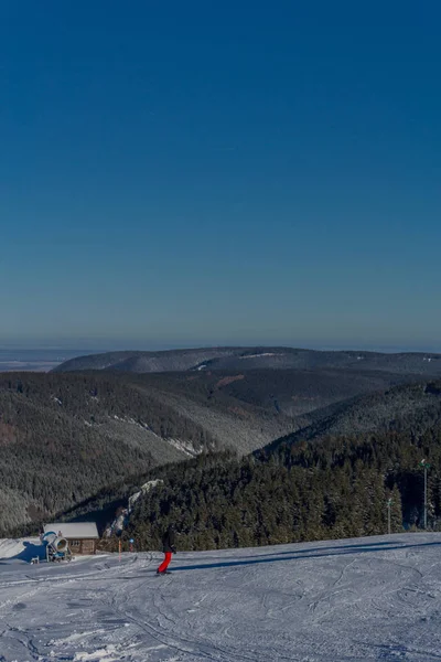 winter magic in the Thuringian Forest with sunshine