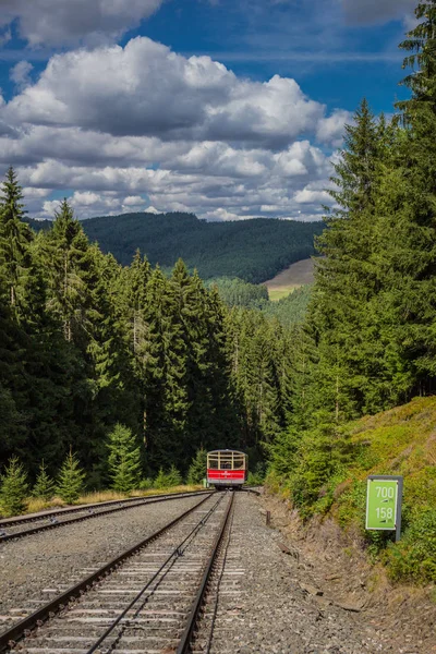 Oberweisbacher Гірські Залізниці Тюрінгії Лісового — стокове фото