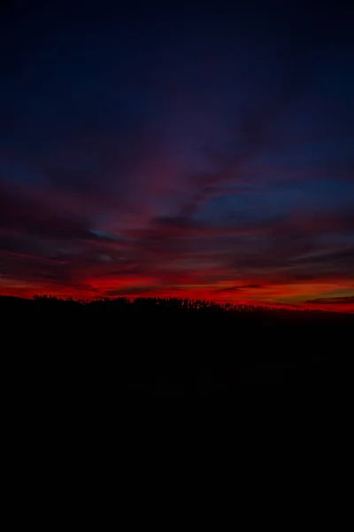 Puesta Sol Una Noche Verano —  Fotos de Stock