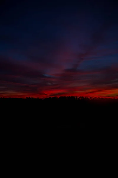 Sonnenuntergang Einem Sommerabend — Stockfoto