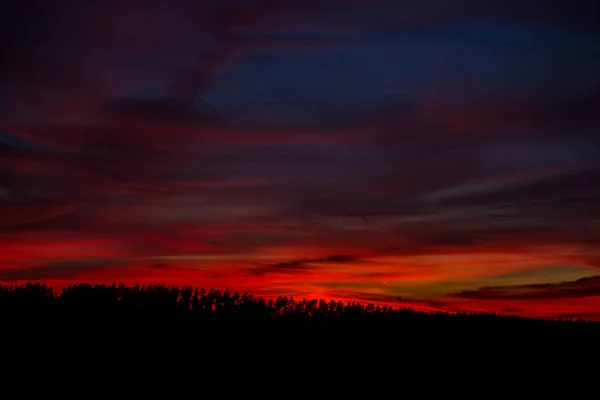 Закат Летний Вечер — стоковое фото