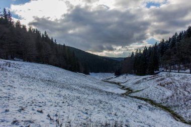 yolda güzel Thuringian Forest 
