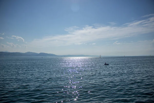 Maravilhoso Dia Verão Lindau Bodensee — Fotografia de Stock