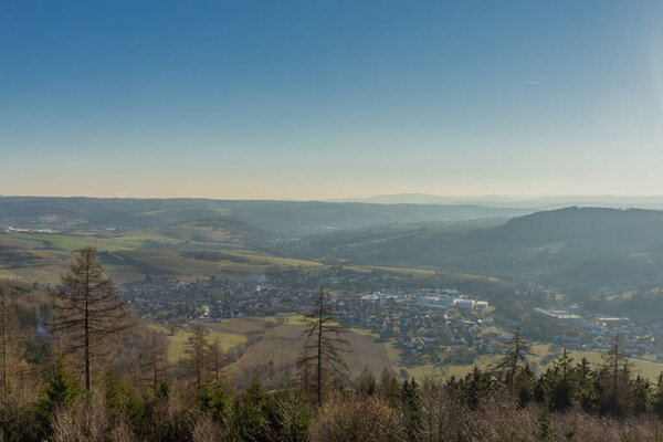 An early spring-like day along the Rennsteig