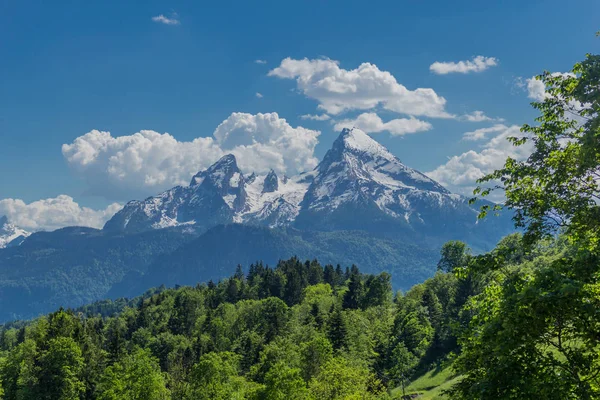 Bela Excursão Exploração Longo Das Berchtesgaden Alpine Foothills Maria Gern — Fotografia de Stock