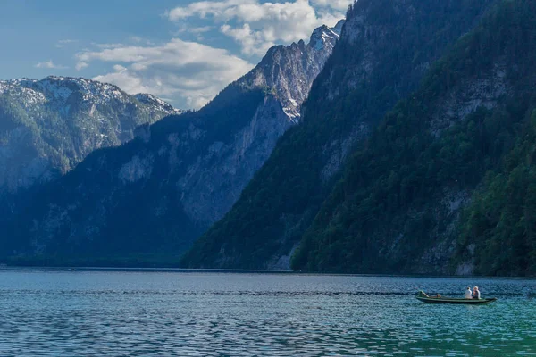 Nydelig Letetur Langs Foten Berchtesgaden Alpine Schnau Knigsee – stockfoto