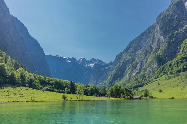 Berchtesgaden Alp Etekleri Boyunca Güzel Bir Keşif Turu Schoenau Koenigsee — Stok fotoğraf