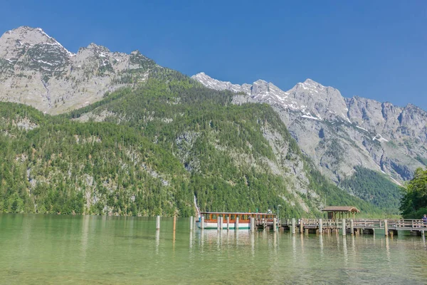 Bela Excursão Exploração Longo Das Berchtesgaden Alpine Foothills Schoenau Koenigsee — Fotografia de Stock