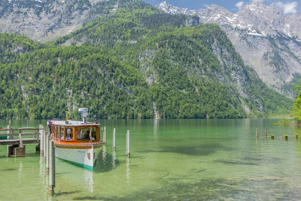 Bela Excursão Exploração Longo Das Berchtesgaden Alpine Foothills Schoenau Koenigsee — Fotografia de Stock