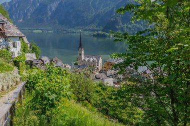 Bir yaz gününde Hallsttter gölü boyunca güzel keşif turu. - Hallstatt/Avusturya. 