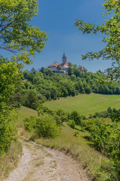 Nádherná Průzkumná Trasa Podél Údolí Thuringian Saale Leuchtenburg Saale — Stock fotografie