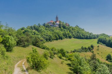 Thüringen Saale vadisi boyunca güzel keşif turu. - Leuchtenburg/Saale.