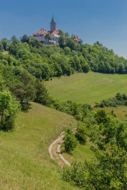 Thüringen Saale vadisi boyunca güzel keşif turu. - Leuchtenburg/Saale.