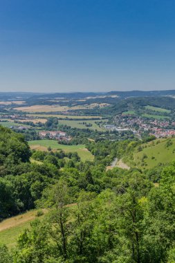 Thüringen Saale vadisi boyunca güzel keşif turu. - Leuchtenburg/Saale.