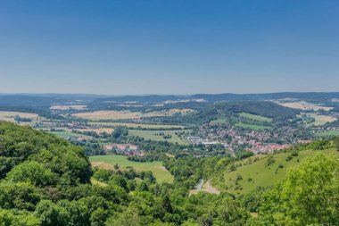 Thüringen Saale vadisi boyunca güzel keşif turu. - Leuchtenburg/Saale.