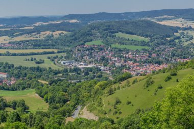 Thüringen Saale vadisi boyunca güzel keşif turu. - Leuchtenburg/Saale.