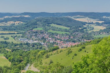 Thüringen Saale vadisi boyunca güzel keşif turu. - Leuchtenburg/Saale.