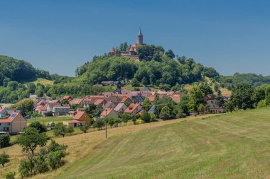 Thüringen Saale vadisi boyunca güzel keşif turu. - Leuchtenburg/Saale.