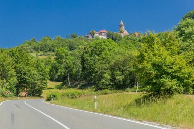 Thüringen Saale vadisi boyunca güzel keşif turu. - Leuchtenburg/Saale.