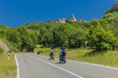 Thüringen Saale vadisi boyunca güzel keşif turu. - Leuchtenburg/Saale.