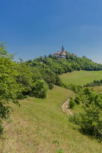 Nádherná Průzkumná Trasa Podél Údolí Thuringian Saale Leuchtenburg Saale — Stock fotografie