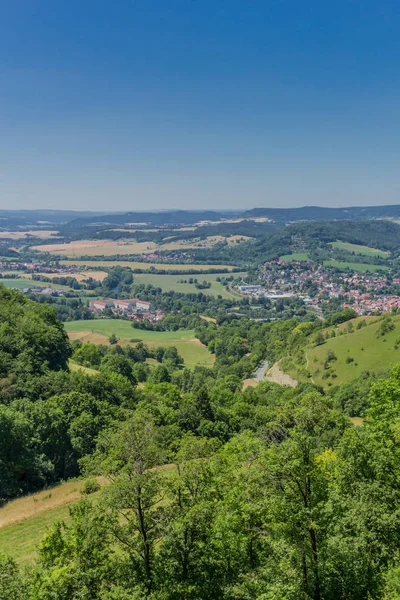 Belo Passeio Exploração Longo Vale Saale Turíngia Leuchtenburg Saale — Fotografia de Stock