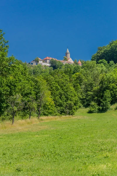 Nádherná Průzkumná Trasa Podél Údolí Thuringian Saale Leuchtenburg Saale — Stock fotografie