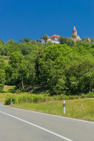 Nádherná Průzkumná Trasa Podél Údolí Thuringian Saale Leuchtenburg Saale — Stock fotografie