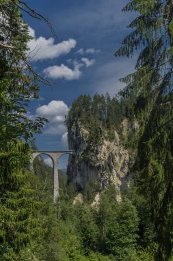 İsviçre dağlarında güzel keşif turu. - Landwasser Viyadüğü/İsviçre
